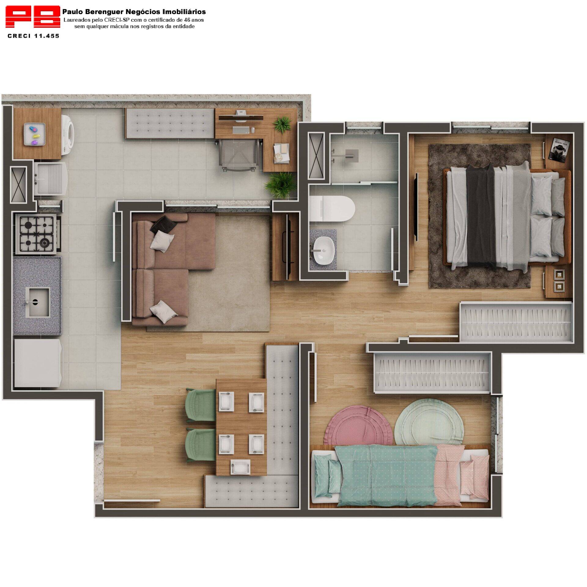 Apartamento à venda com 2 quartos, 45m² - Foto 26